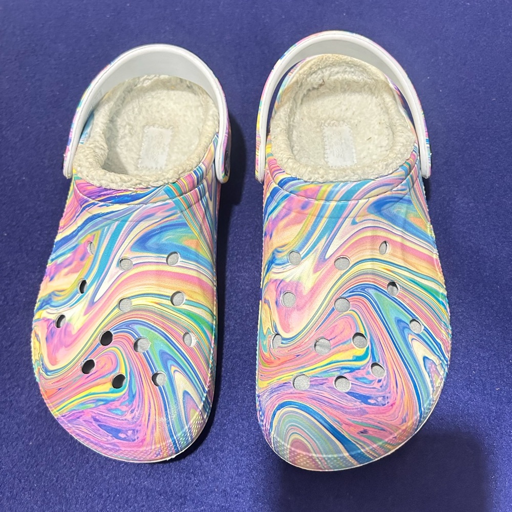 Crocs Adult Unisex Baya Lined Printed Clog Multicolor Size M-7 W-9